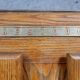 Large Prestcold brand bar fridge or store cooler in oak