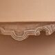 White white white wall shelf