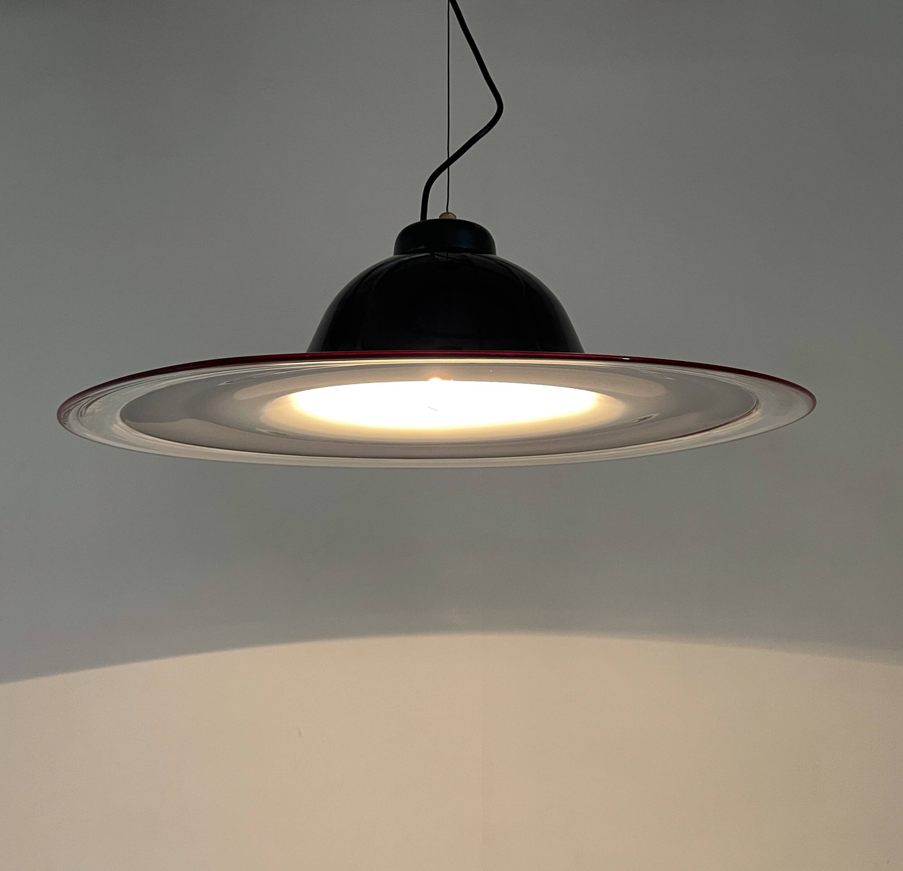 1970's italian Murano glass pendant