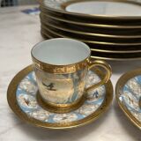 Service Haviland Parlon assiettes et tasses à café