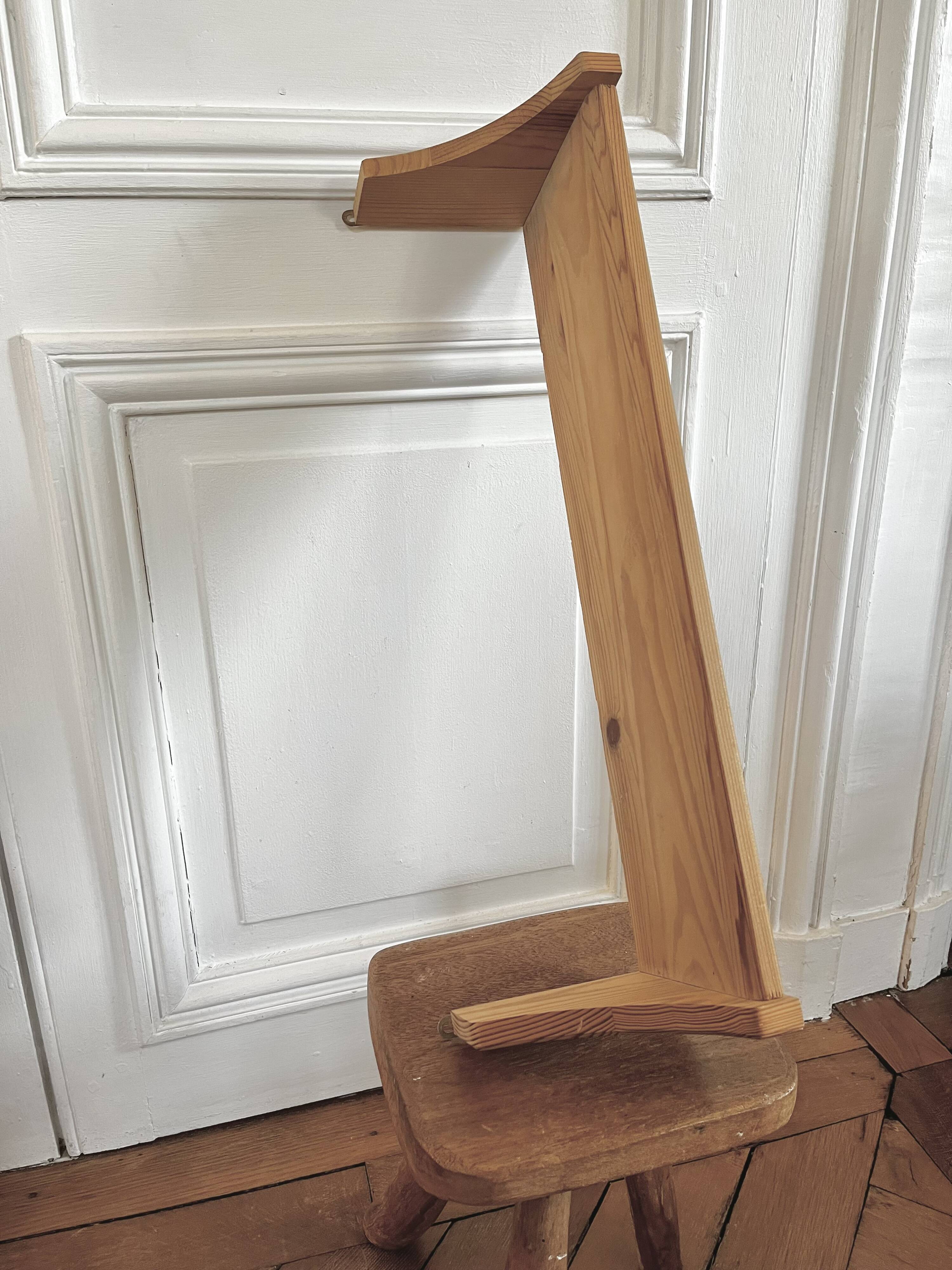 Etagère vintage bois brut
