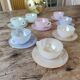 Arcopal service - 8 cups and saucers