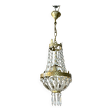 Small basket chandelier hot air balloon