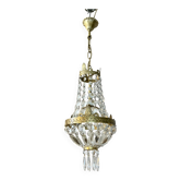 Petit Lustre corbeille montgolfière