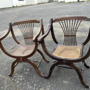 Paire Fauteuil dagobert et son cannage