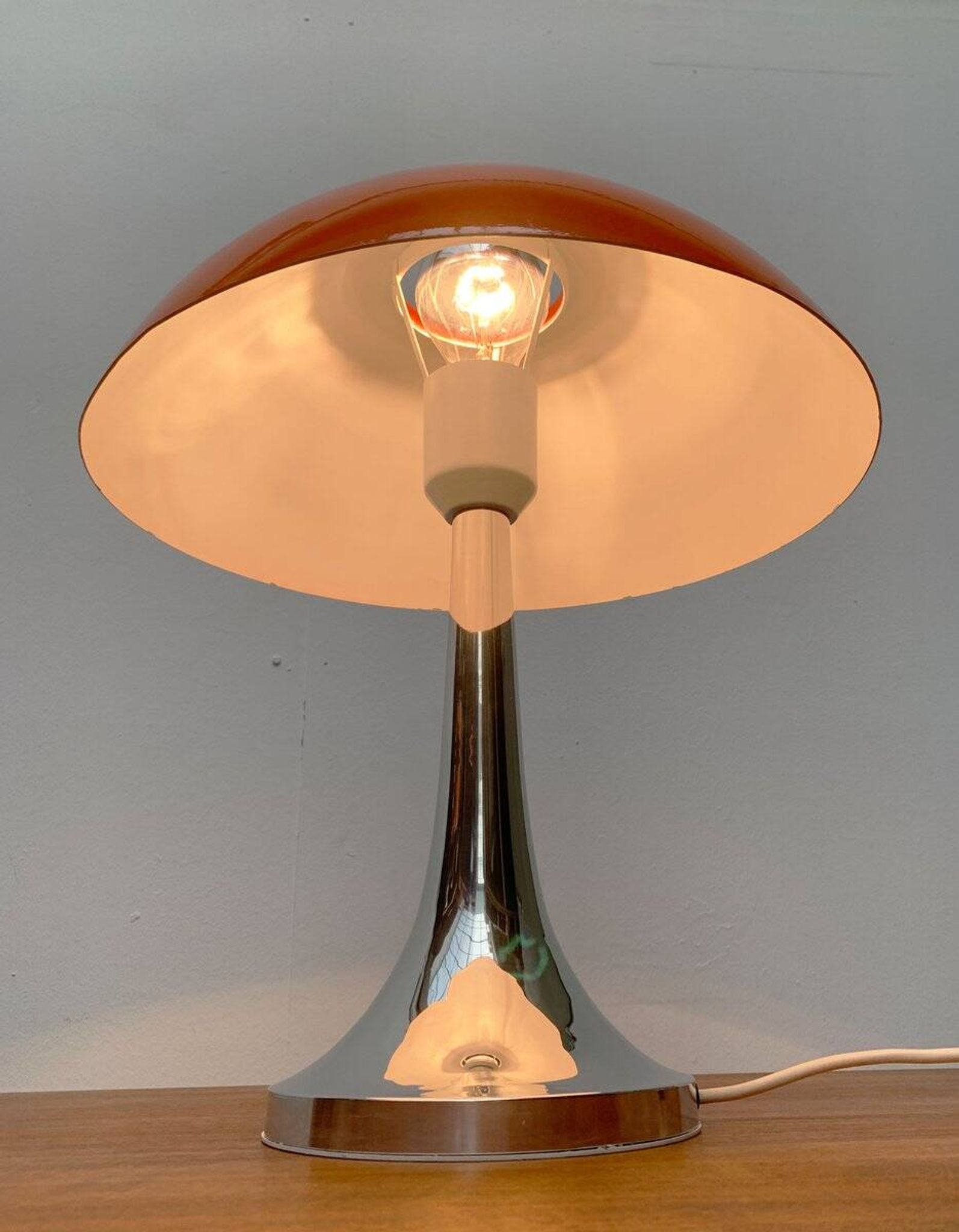 Lampe de table champignon espace âge milieu du siècle, années 1960