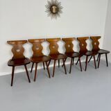 6 vintage 60s bistro-look dining chairs