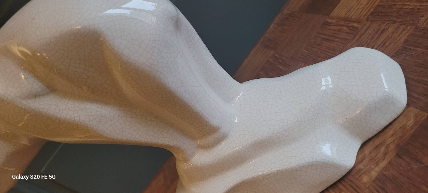 Cracked ceramic bear 1930