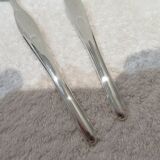 Cuillère et fourchette de service métal argenté orfèvre Christofle Duo