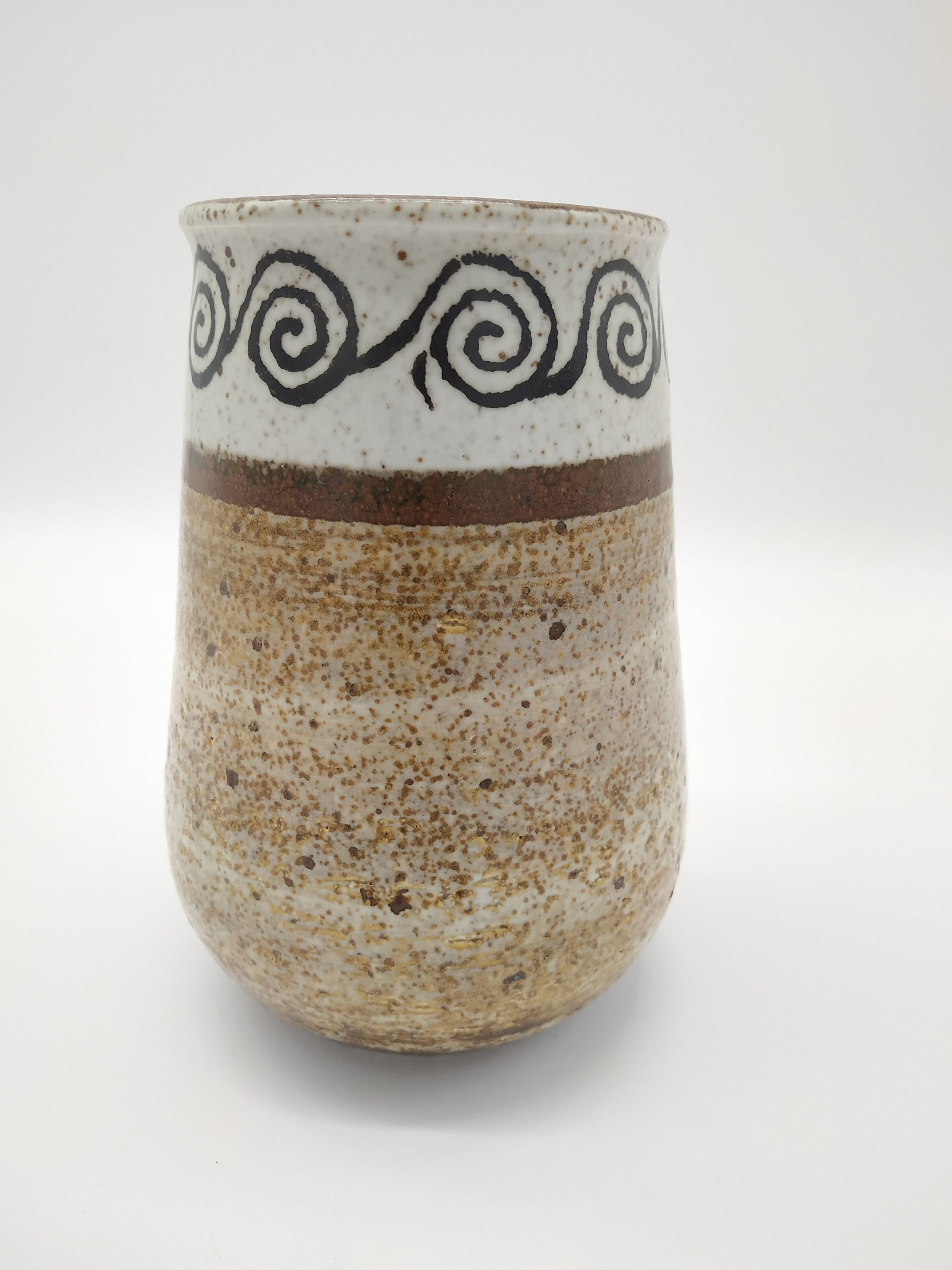 Swedish vase from the Rörstrand Drejar gruppen factory in 1974