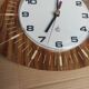 Pendulum clock japy electric 50s formica