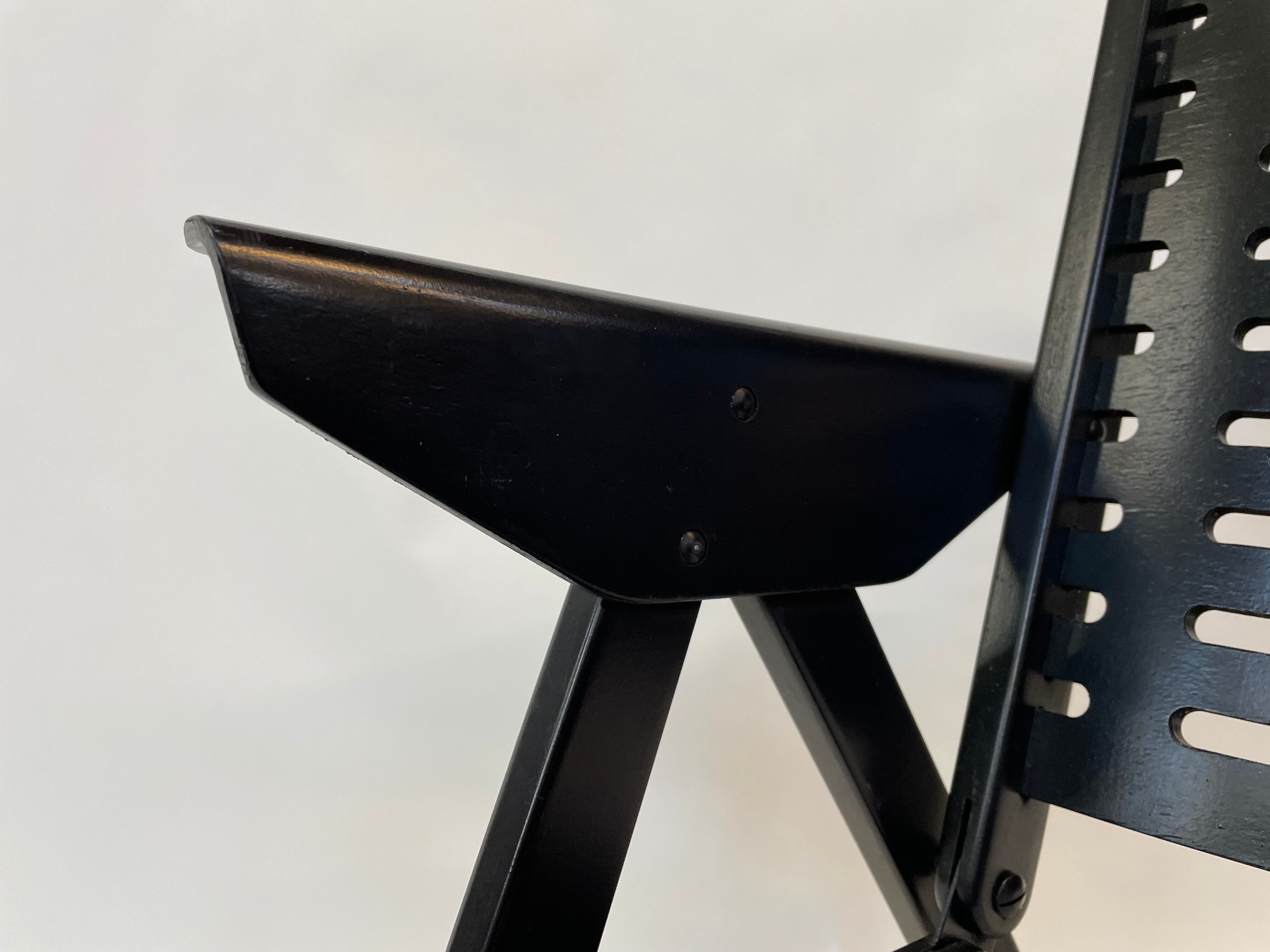 Niko Kralj Slovenian Rex Plywood Folding Chair for Stol 1950s in Black