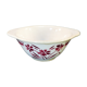 faience sausage bowl of BADONVILLER FB FENAL FRERES decoration FLEUR ROUGE