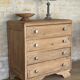Art Deco oak chest of drawers