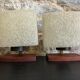 Pair of Scandinavian bedside lamps 1960
