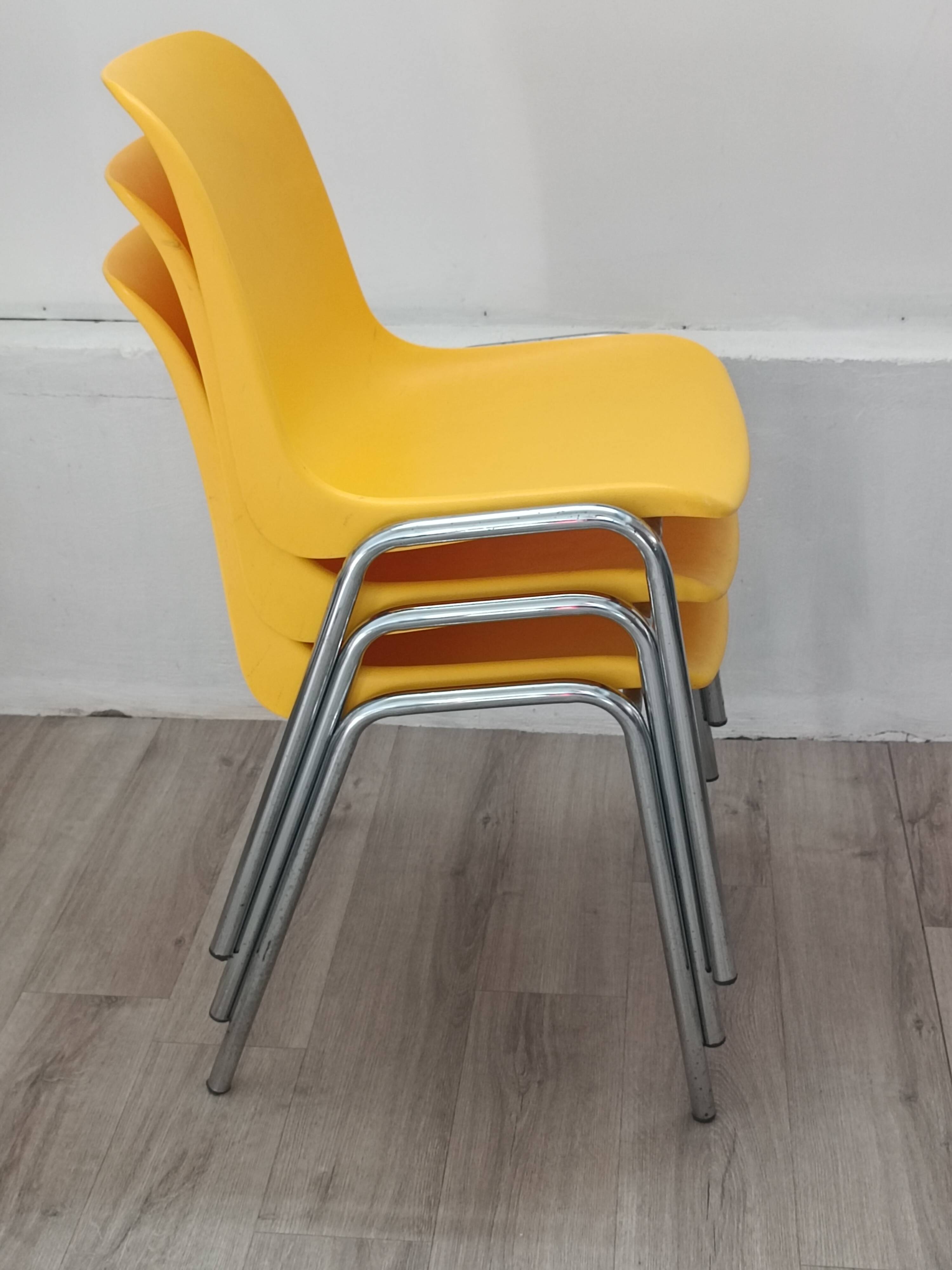 Original Hélène chair set by Bericoplast 1990s