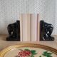 Pair of greenhouse books ceramic vintage elephant