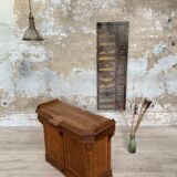 Solid oak box countertop, circa 1900.