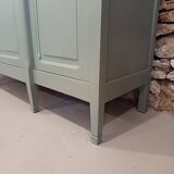 Bronze green display cabinet bookshelf