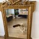 Old mirror with pediment  72x112cm