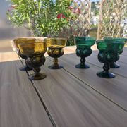 Set of 6 Brutalist Chalices – Attributed to Felipe Derflingher – 1960