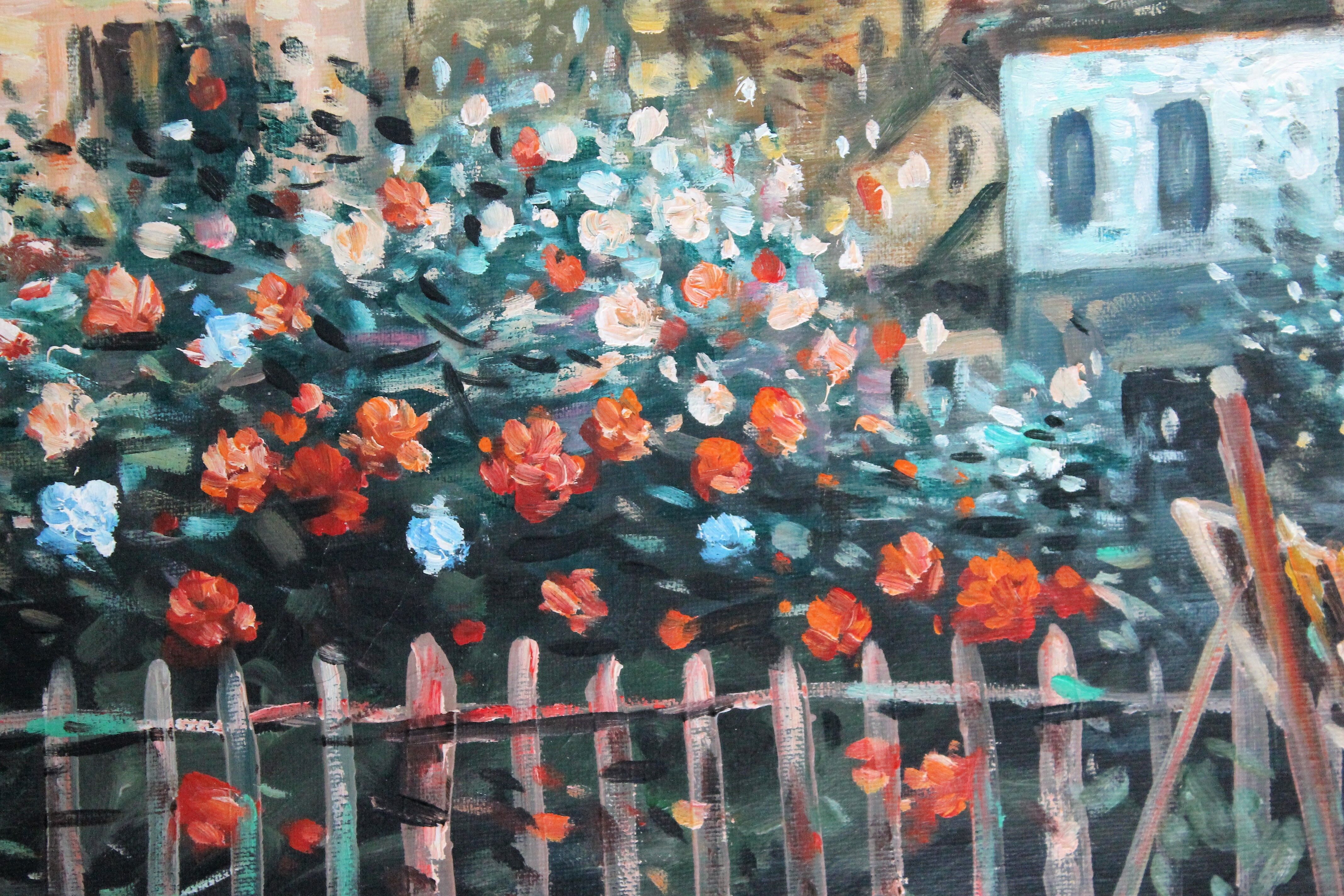 Tableau "un impressionniste peignant"
