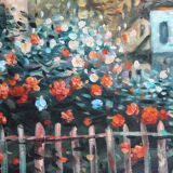 Tableau "un impressionniste peignant"