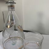 Carafe and two glasses