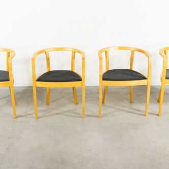Set of 4 Hansen & Sørensen armchairs