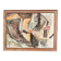 Swedish Original Oil on Canvas – "Abstract Composition" by Eivor Lindberg – 1967 – Signed – Vintage and Framed – 68 × 52 cm (26.8 in × 20.5 in)