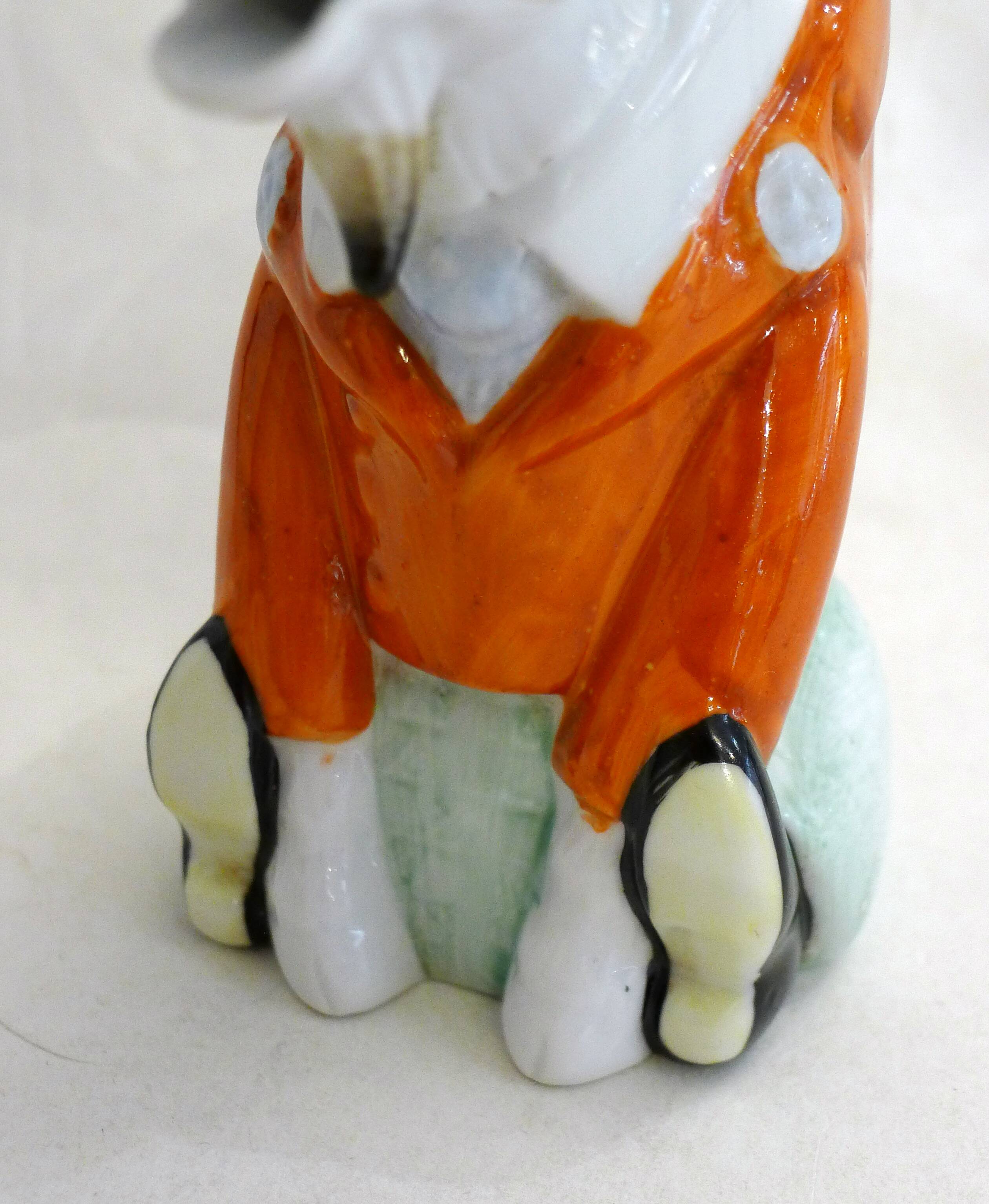 Petit pichet verseuse Chèvre en porcelaine allemande 1920'
