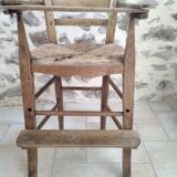 Children's wooden high chair 1900