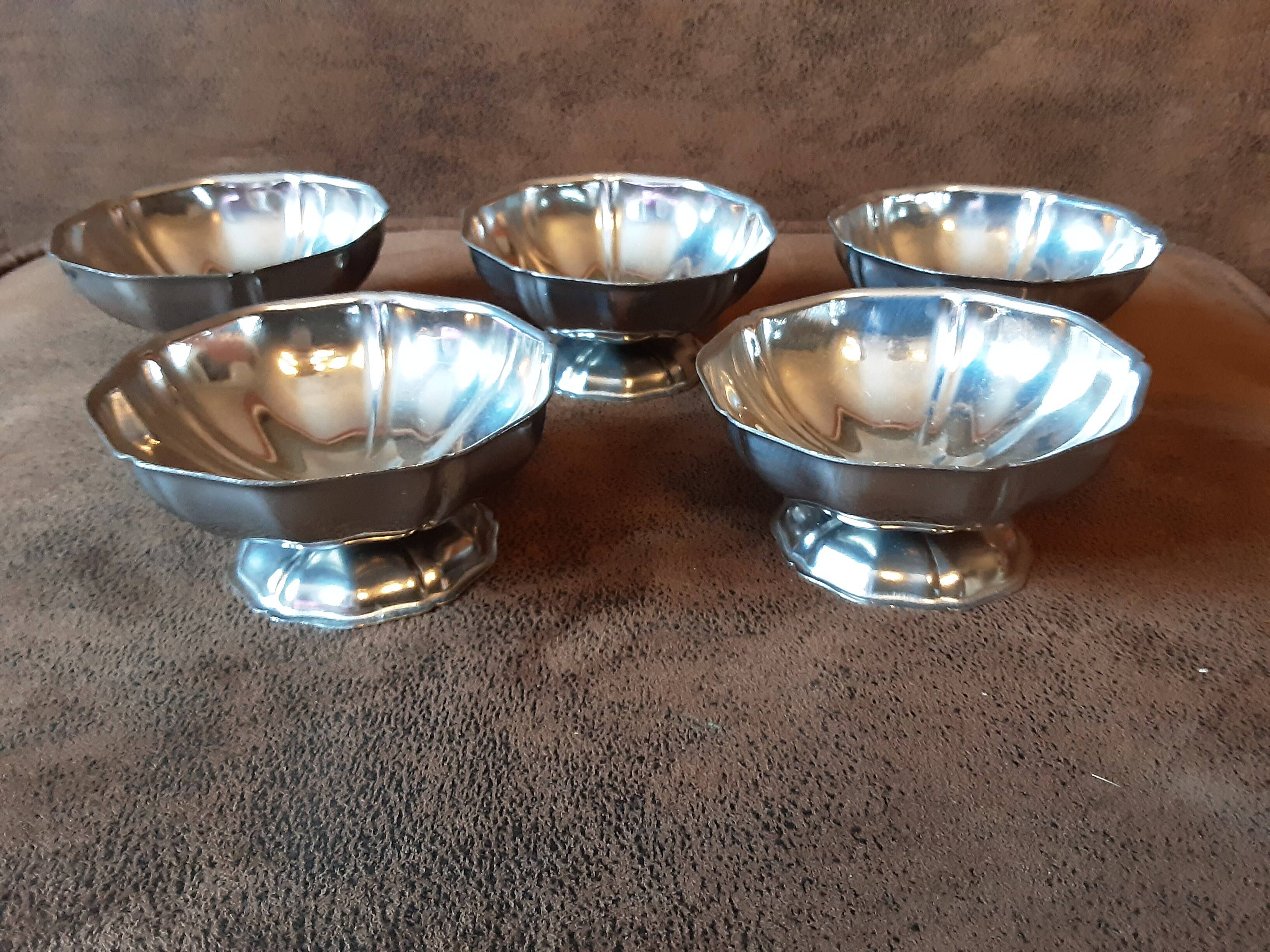 Lot de 5 coupes inox