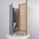 Pair of vintage 90s Strimma bent wood wall lights from Ikea