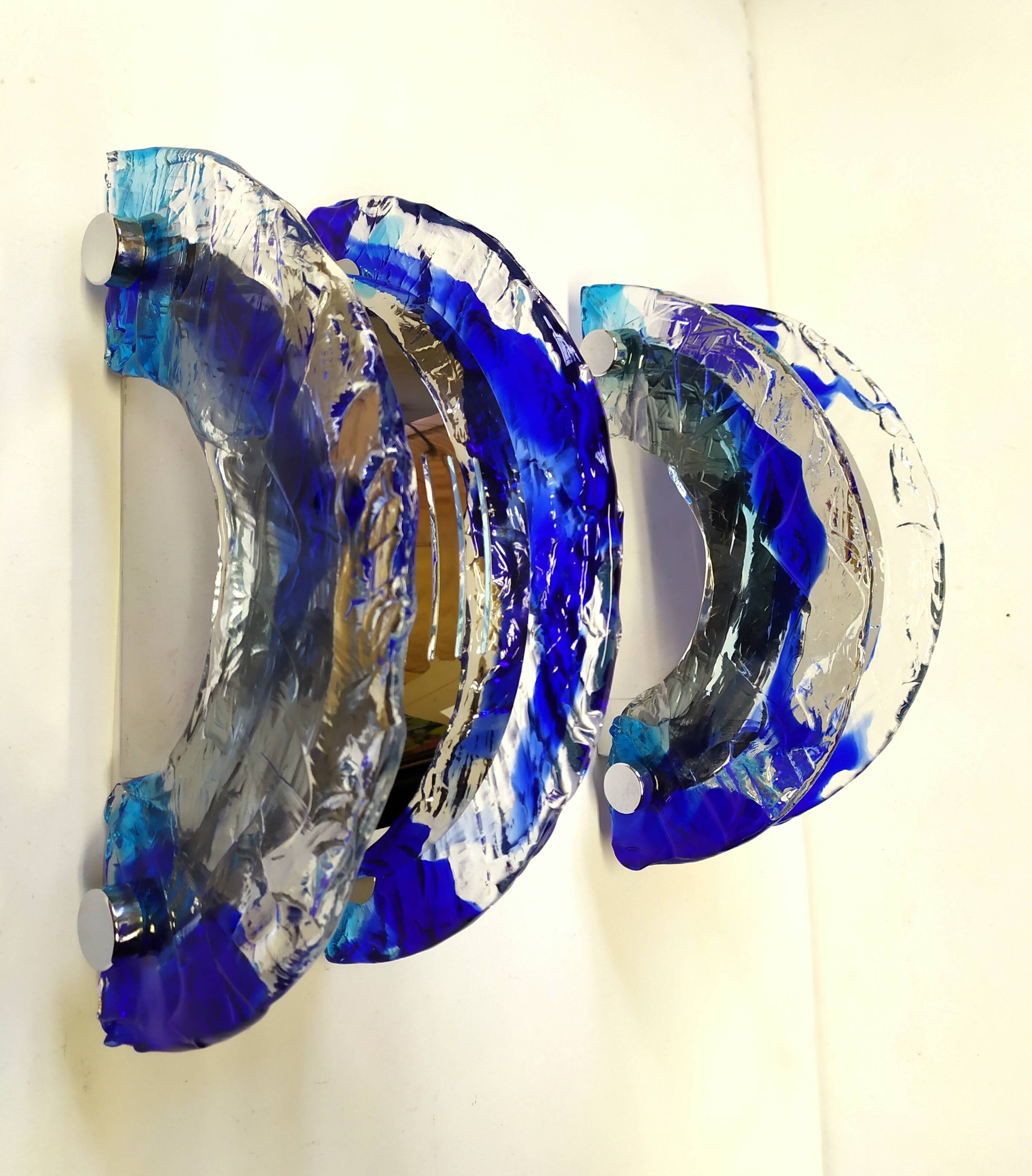 Murano wall lights La Murrina, set of two, 1980.