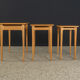 1960s nesting tables, Lotos Werkkunst