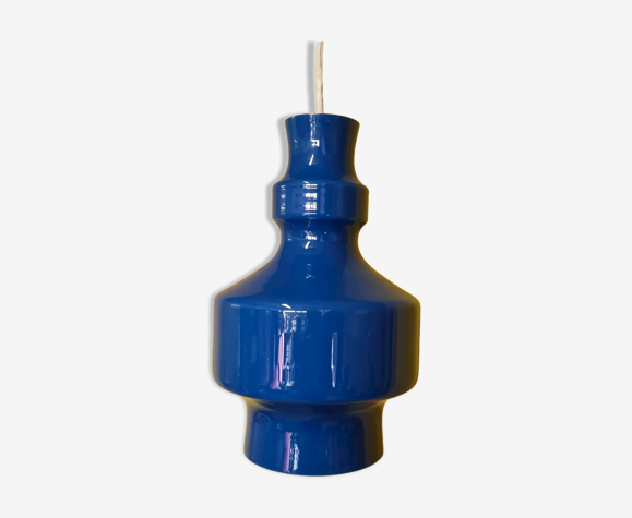 Suspension Raak Amsterdam design B 1202 Intra bleu fin des années 1960.