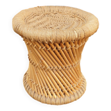 Bamboo and rope stool