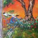 Oil painting on canvas landscape