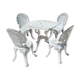 Garden furniture in cast aluminum 1950