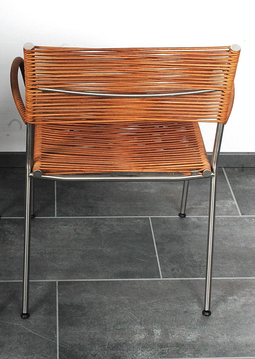 Miss B chairs by Tito Agnoli for Pierantonio Bonacina, 1980s, set of 2
