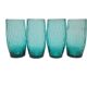Vintage cocktail glasses by Sarnecki for Krosno Glassworks, Poland, 1970s, set of 4