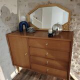 70's asymmetrical chest of drawers