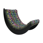 Verner Panton "Relaxer 2" Rocking Chair by Rosenthal, 1970s Denmark
