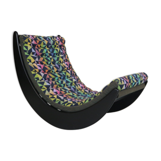 Verner Panton "Relaxer 2" Rocking Chair by Rosenthal, 1970s Denmark