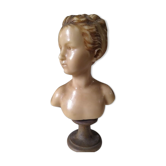 Buste de jeune fille fin XIXeme