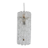 Brass and Glass Pendant Lamp by Carl Fagerlund for Orrefors, Sweden, 1960s