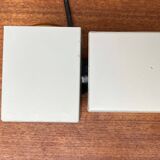 Mid-century minimalist cube wall table lamp 6015 by Kaiser, 1960