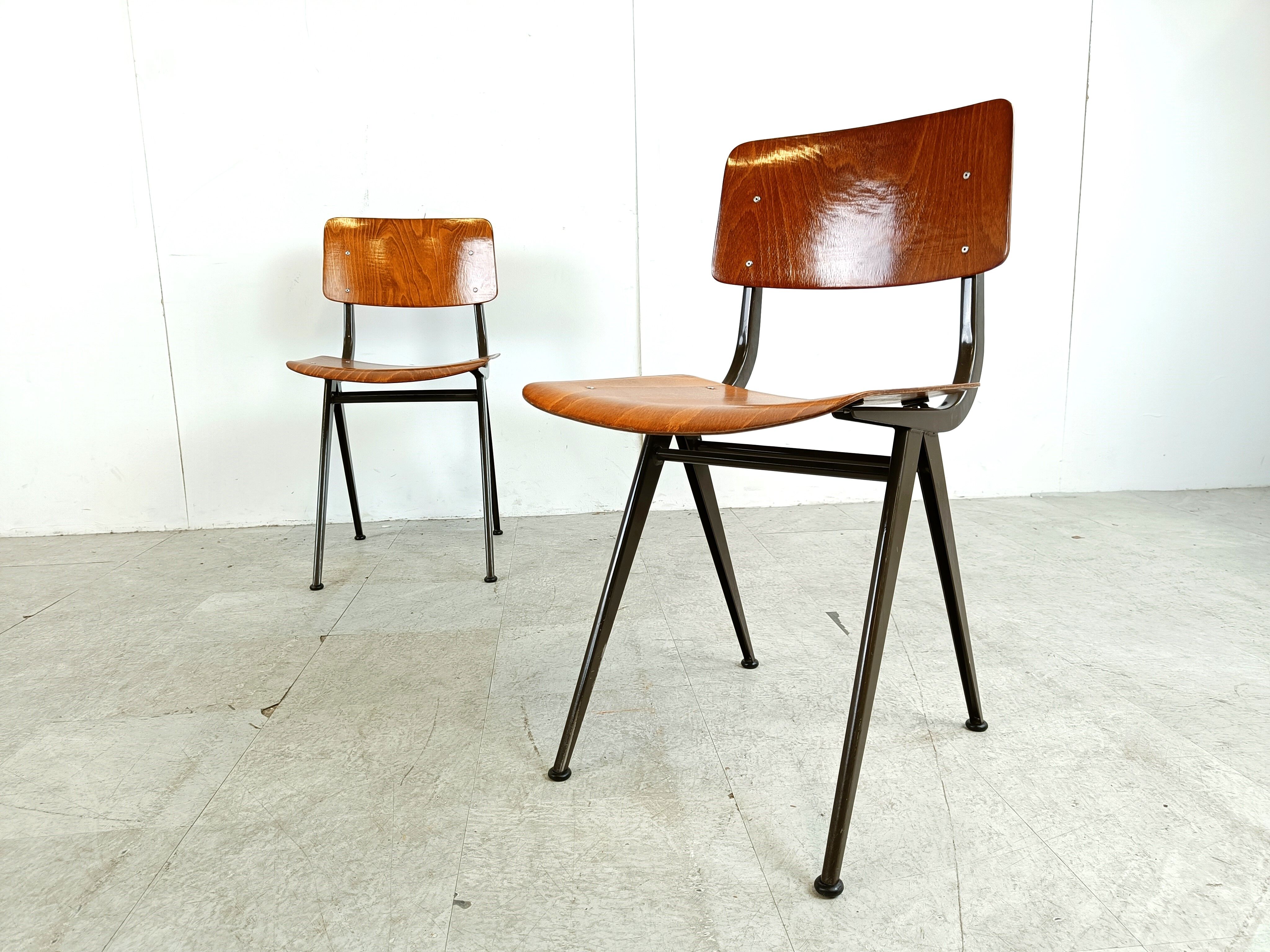 Vintage industrial dining chairs, 1960s