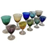 Multicolored stemware